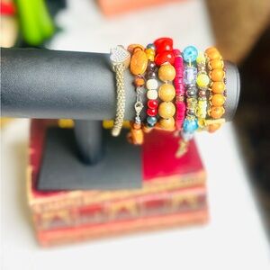 Tropical Bracelet Bundle Collection of 8 pc